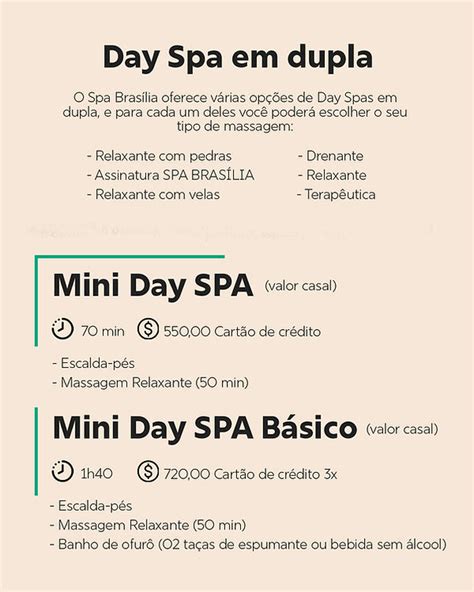 day spa brasilia.